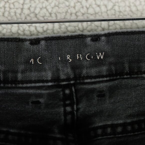 Mott & Bow Jeans Mens 36X34 Gray Slim Stretch Mid Rise Modern Charcoal - Picture 8 of 12